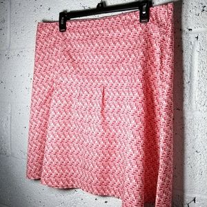 Old Navy Size 12 Pink Flare Pleated A-Line Skirt